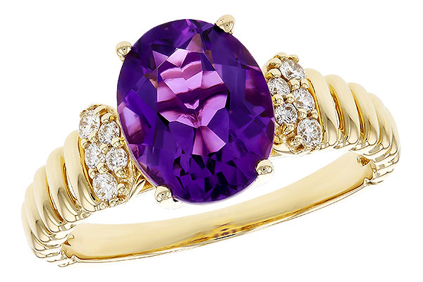 H275-91386: LDS RG 2.12 AMETHYST 2.26 TGW (10x8MM AMY)