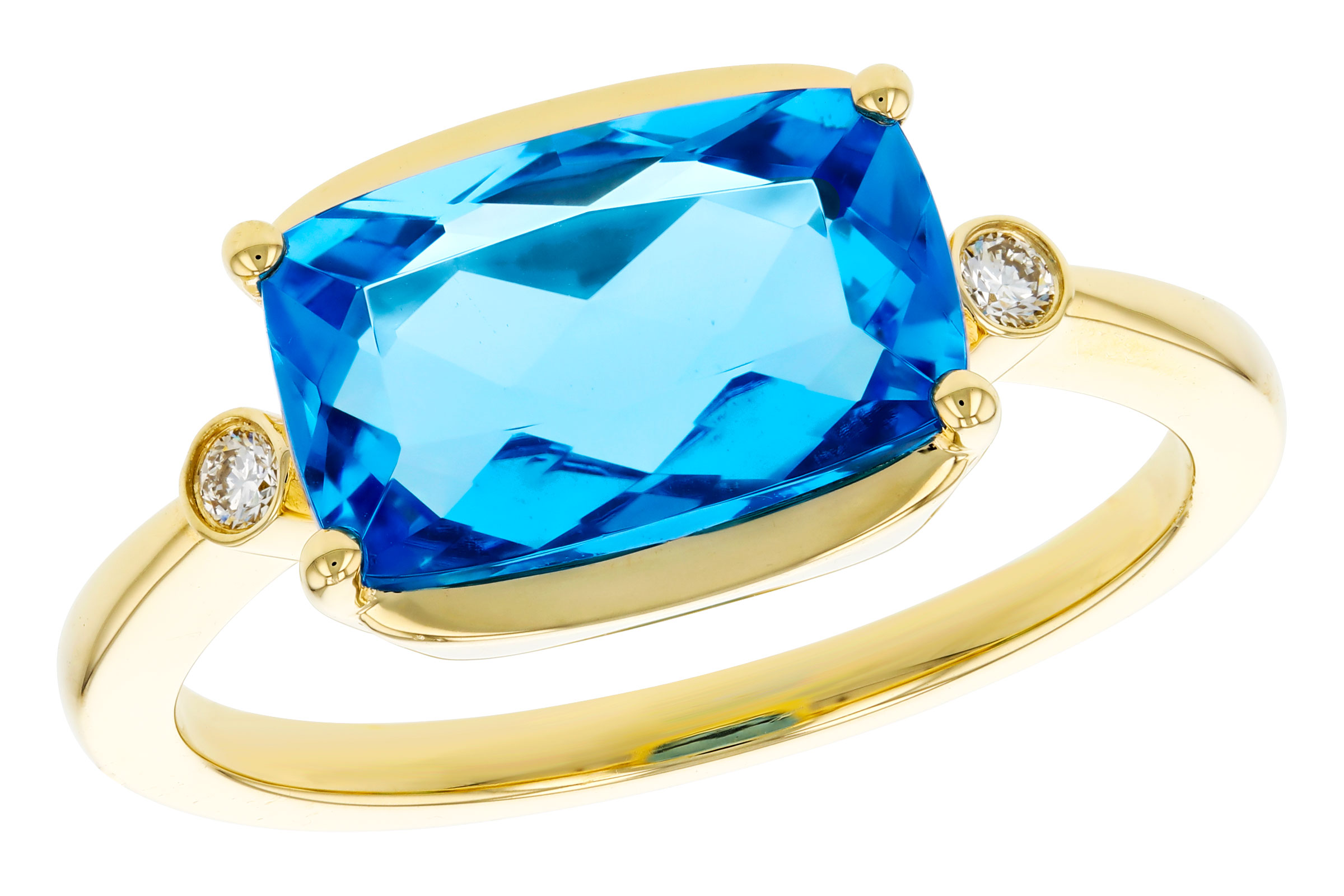 H275-93195: LDS RG 2.88 BLUE TOPAZ 2.92 TGW (11x7MM BT)