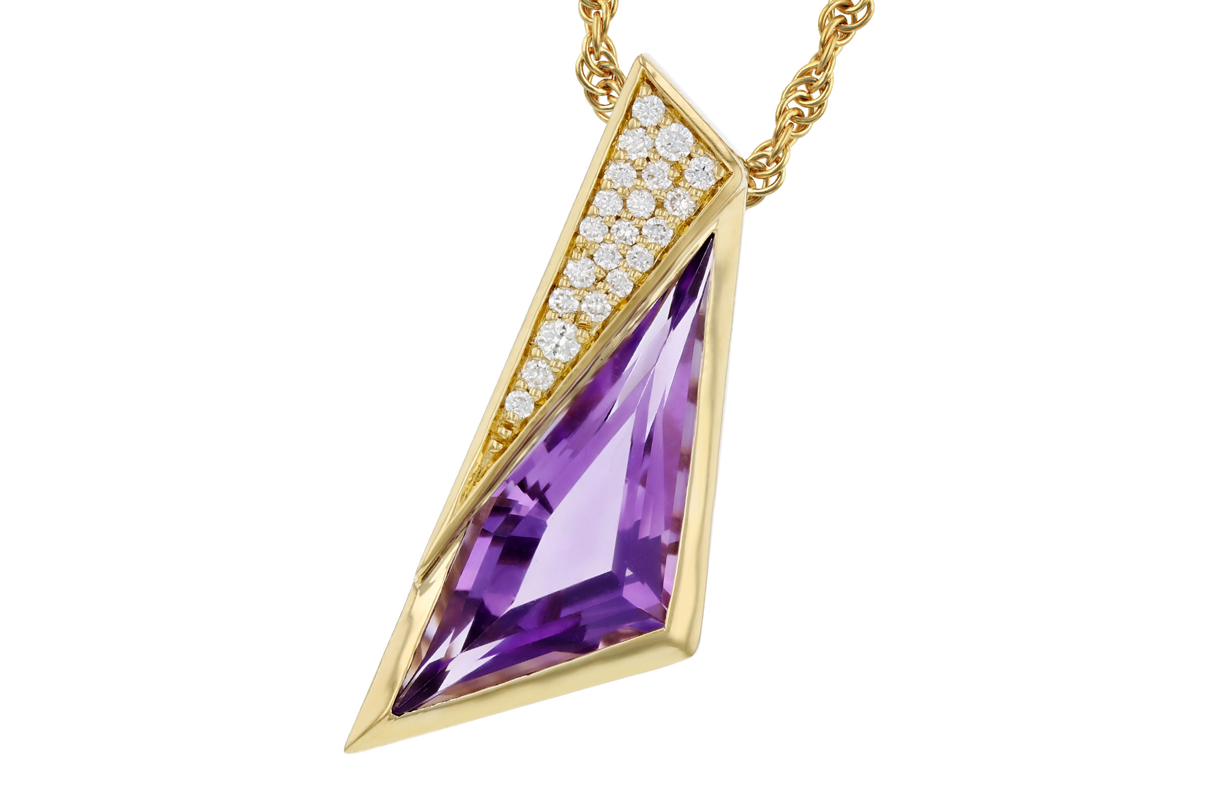 H275-93241: NECKLACE 2.24 AMETHYST 2.33 TGW