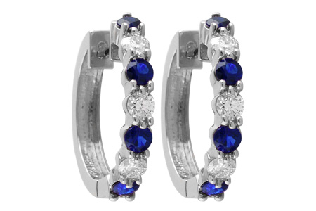 K001-39568: EARRINGS 1.30 SAPH 2.08 TGW