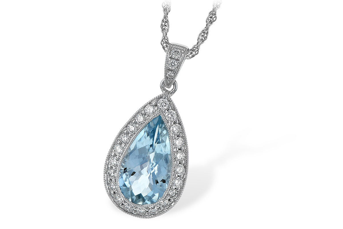 K005-99622: NECKLACE 2.20 AQUA 2.55 TGW