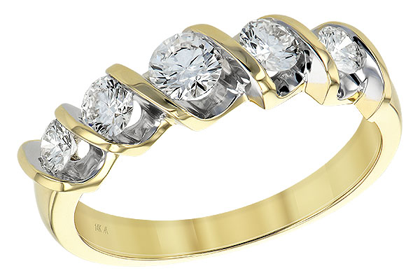 K093-25004: LDS DIA WED RING .75 TW