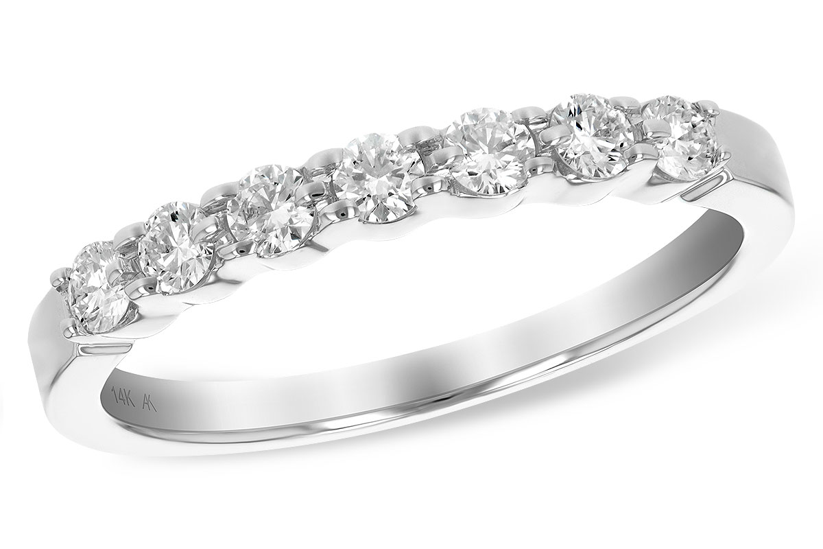 K184-14095: LDS DIA WED RG .33 TW (7 STONES)
