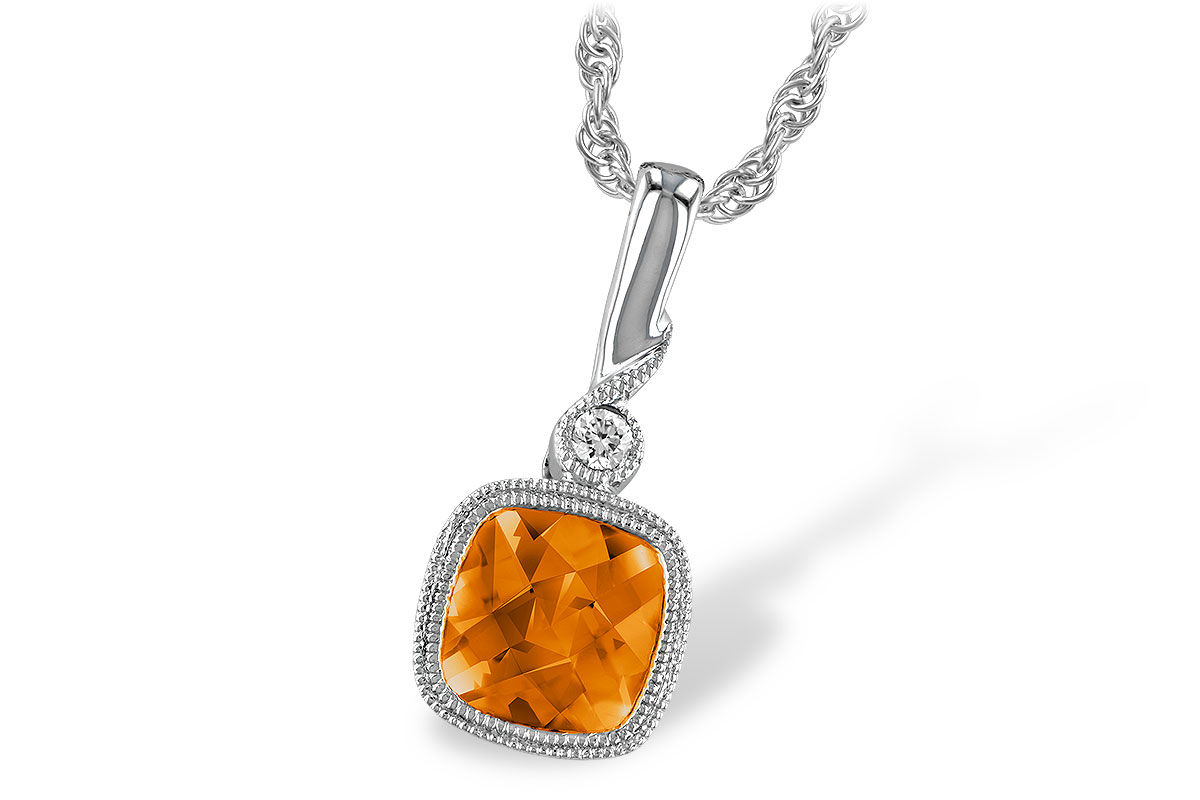 K184-16877: NECK .68 CITRINE .70 TGW
