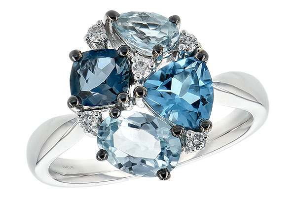 K189-55913: LDS RG 2.57 BLUE TOPAZ 2.65 TGW