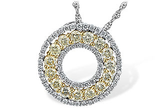 K189-56850: NECK 1.08 YELLOW DIAS 1.55 TW