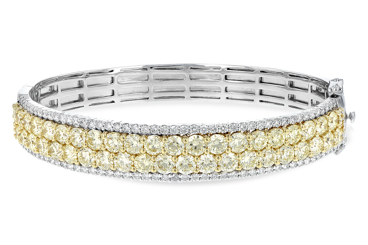 K189-57750: BANGLE 8.17 YELLOW DIA 9.64 TW