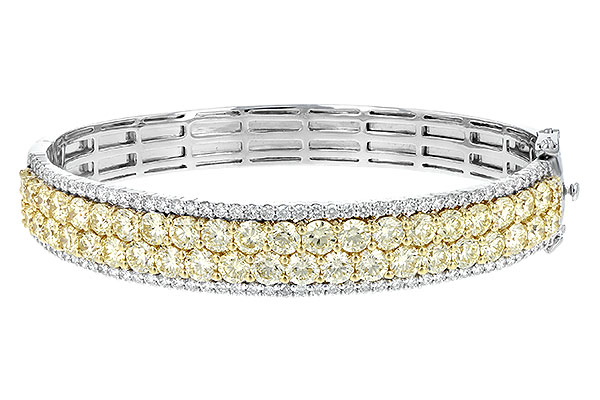 K189-57750: BANGLE 8.17 YELLOW DIA 9.64 TW