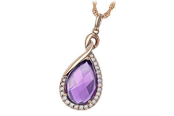 K189-63268: NECK 3.91 AMETHYST 4.10 TGW