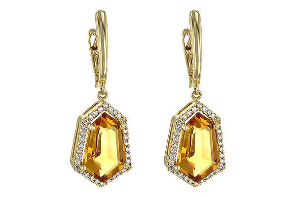 K190-46859: EARR 3.80 TW CITRINE 4.05 TGW