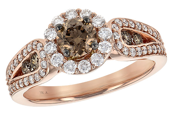 K190-51404: LDS DIA RG .50 BROWN CTR 1.16 TW