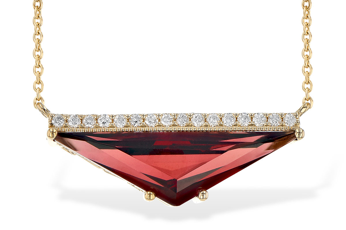 K190-51413: NECK 2.85 GARNET 2.95 TGW