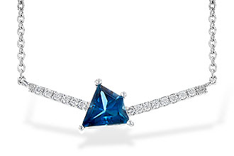 K190-52286: NECK .87 LONDON BLUE TOPAZ .95 TGW