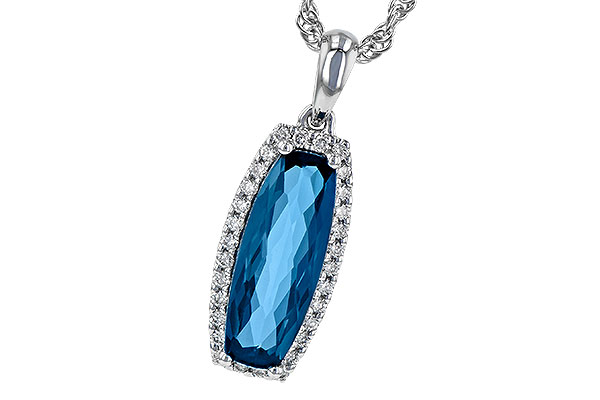 K190-53186: NECK 1.58 LONDON BLUE TOPAZ 1.70 TGW