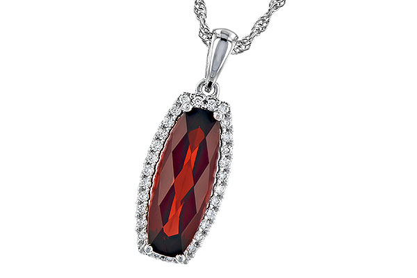 K273-20522: NECK 1.75 GARNET 1.87 TGW