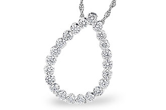 K273-23268: NECKLACE 1.00 TW