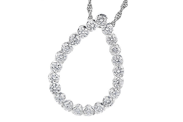 K273-23268: NECKLACE 1.00 TW