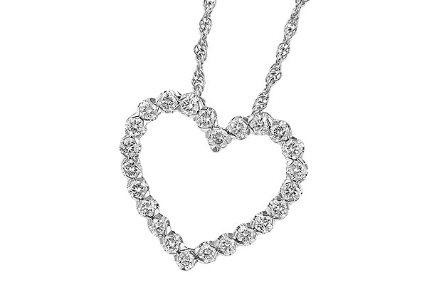K273-25068: NECKLACE .50 TW