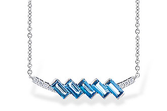 K273-25977: NECK .75 LONDON BLUE TOPAZ .80 TGW