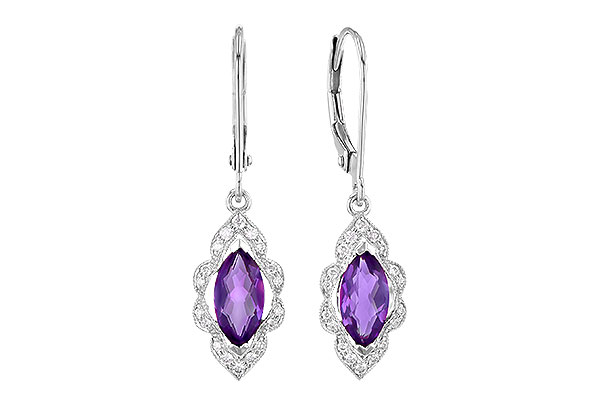 K273-26822: EARR .92 TW AMETHYST 1.07 TGW