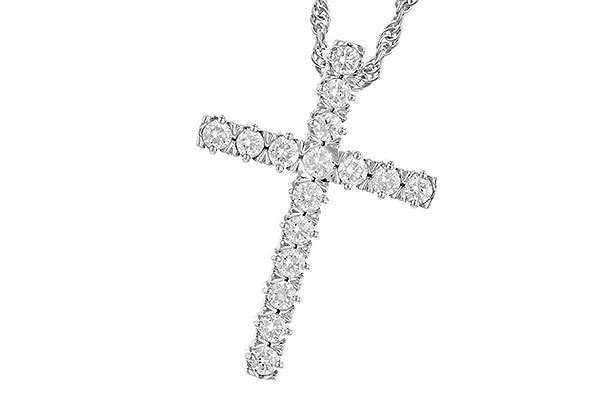 K274-09586: NECKLACE .50 TW