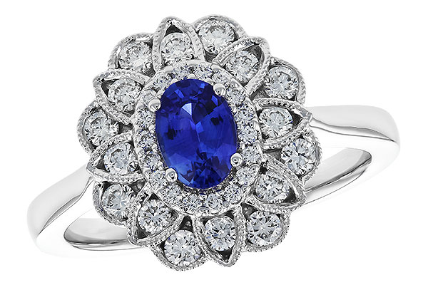 K274-16850: LDS RG .60 TW SAPPHIRE 1.12 TGW (6x4MM SAPP)