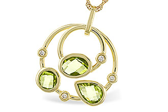 K275-00468: NECKLACE 2.20 PERIDOT 2.26 TGW