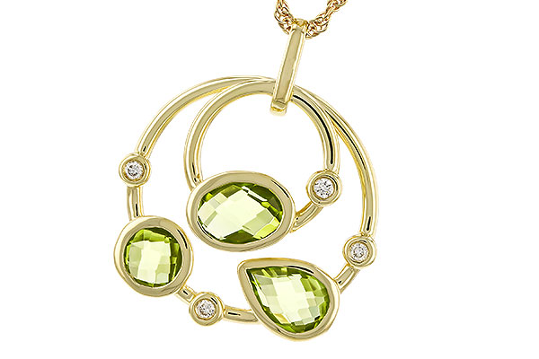 K275-00468: NECKLACE 2.20 PERIDOT 2.26 TGW
