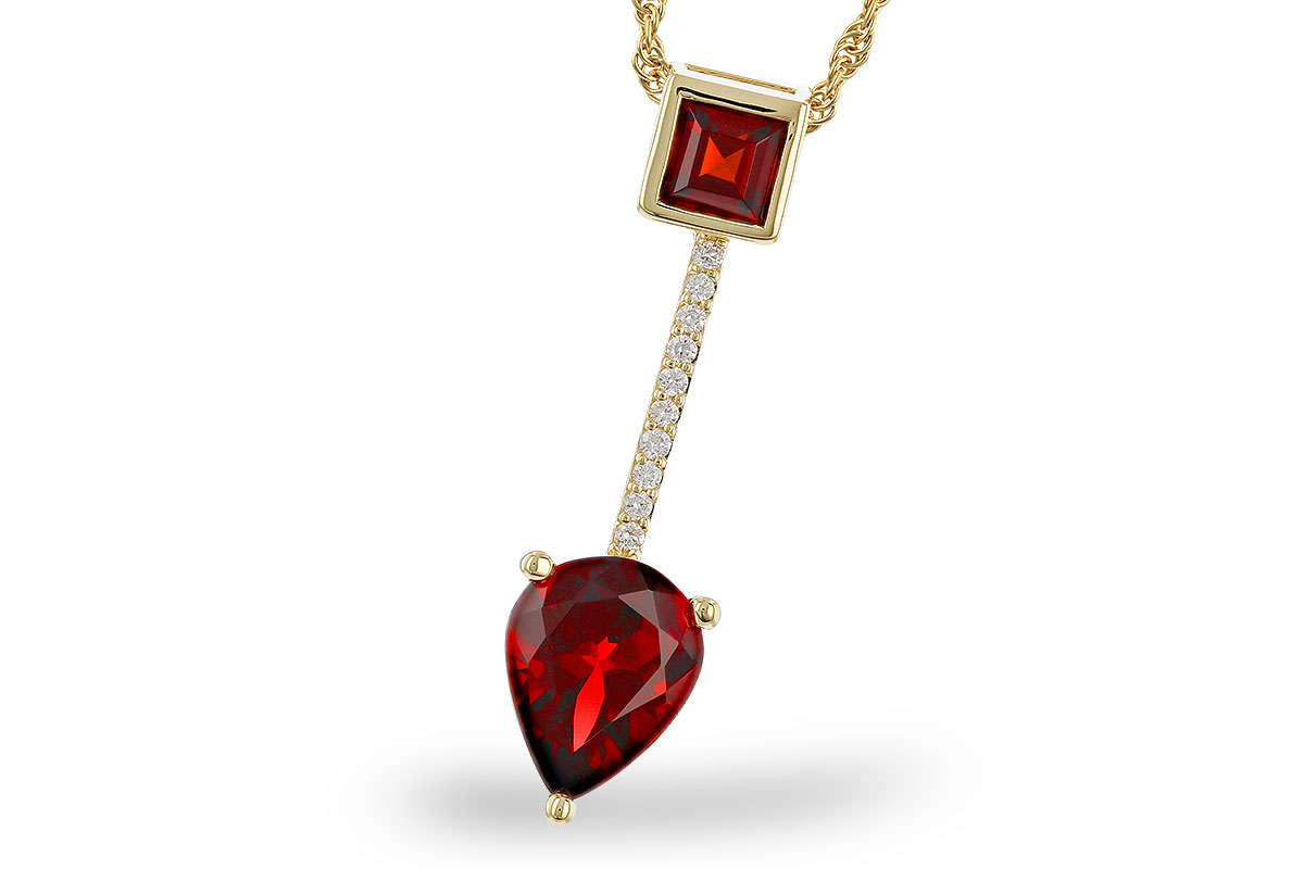 K275-02286: NECKLACE 2.15 GARNET 2.20 TGW