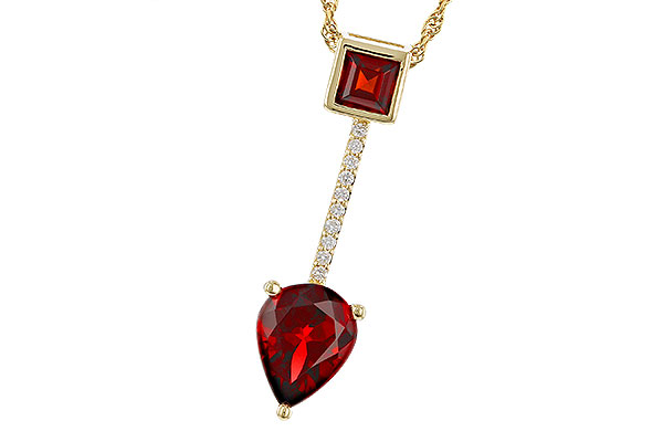 K275-02286: NECKLACE 2.15 GARNET 2.20 TGW