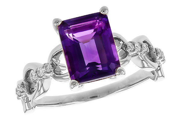 K275-06841: LDS RG 1.95 AMETHYST 2.05 TGW (9x7MM AMY)
