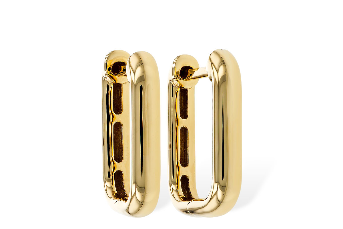 K275-06904: GOLD EARRINGS (15MM)