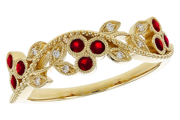 K275-08641: LDS DIA RG .22 RUBY TW .28 TGW