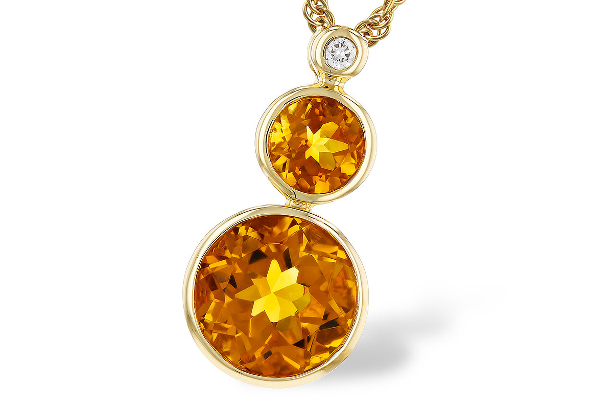 K275-91395: NECK 2.03 CITRINE 2.05 TGW (5MM / 8MM CIT)