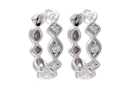 L001-36822: EARRINGS .22 TW
