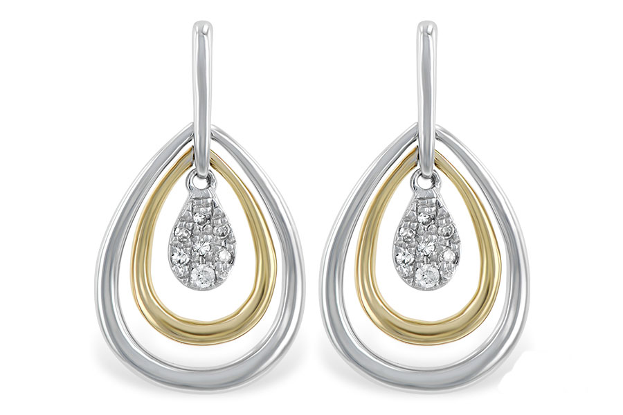 L184-13268: EARRINGS .06 TW