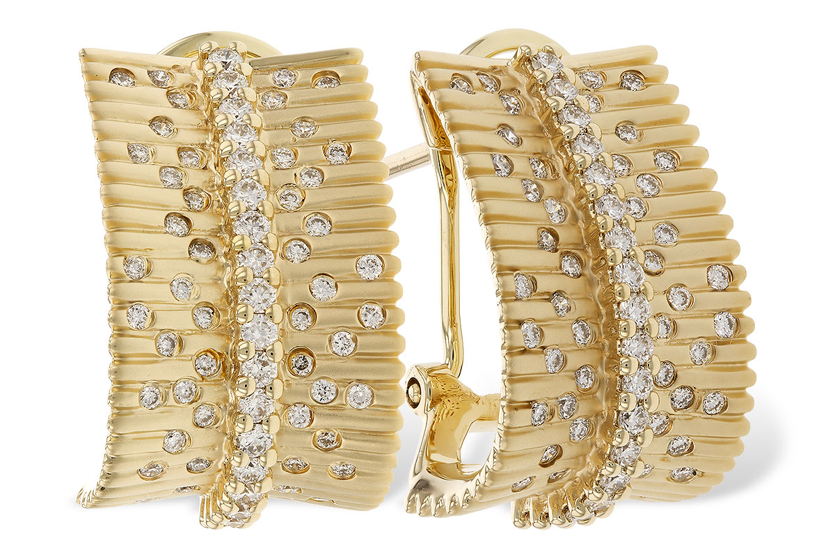 L184-15059: EARRINGS .76 TW
