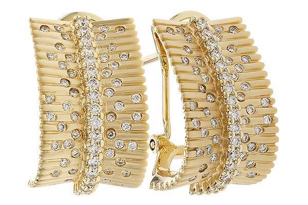 L184-15059: EARRINGS .76 TW