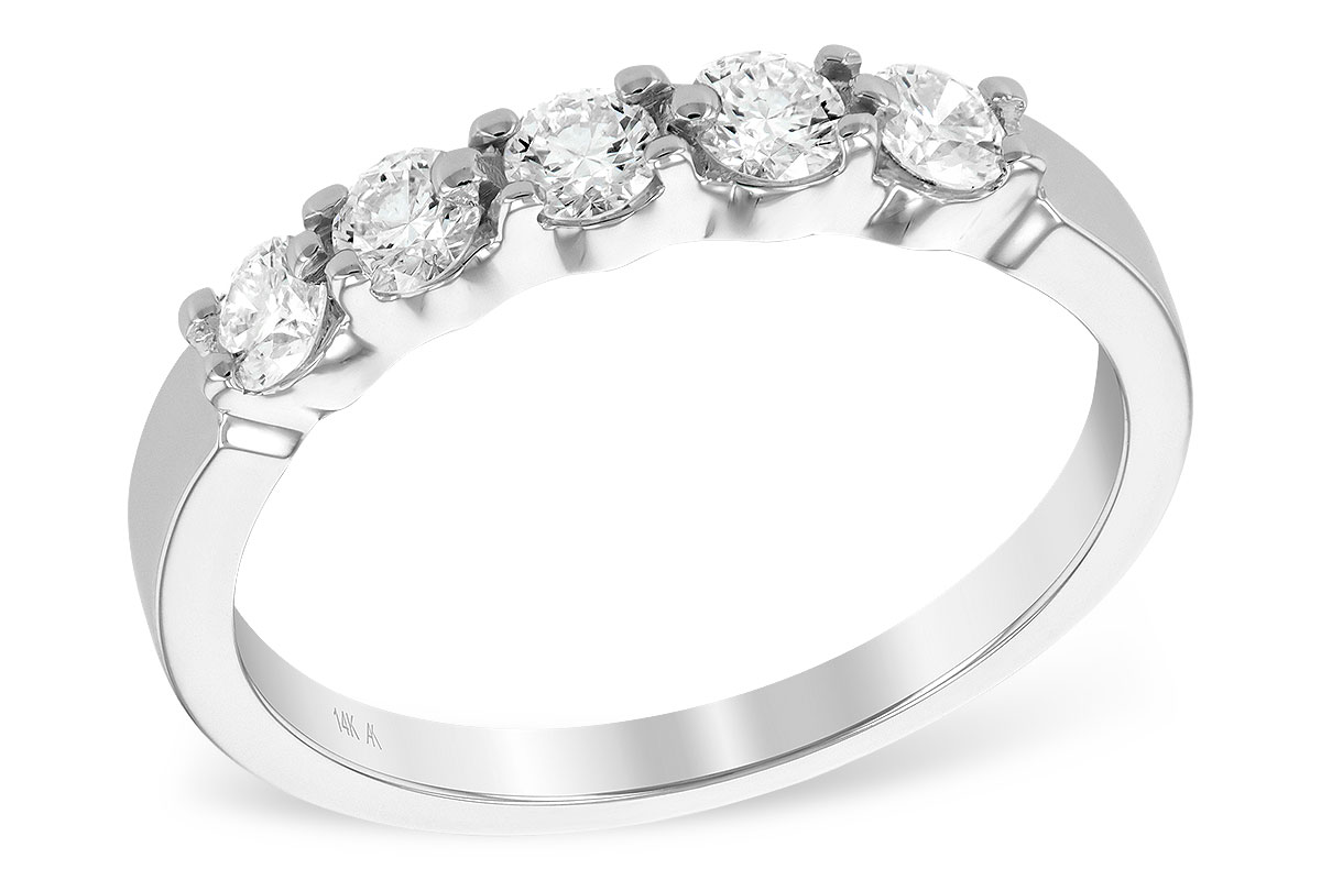 L185-95022: LDS DIA WED RG .50 TW (5 STONES)