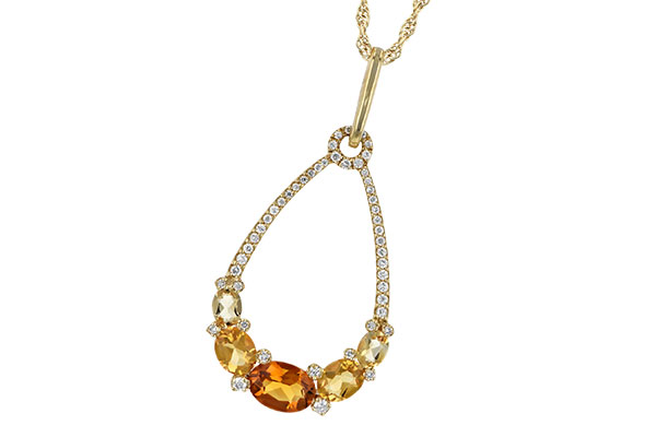 L188-67795: NECK 1.29 CITRINE 1.49 TGW