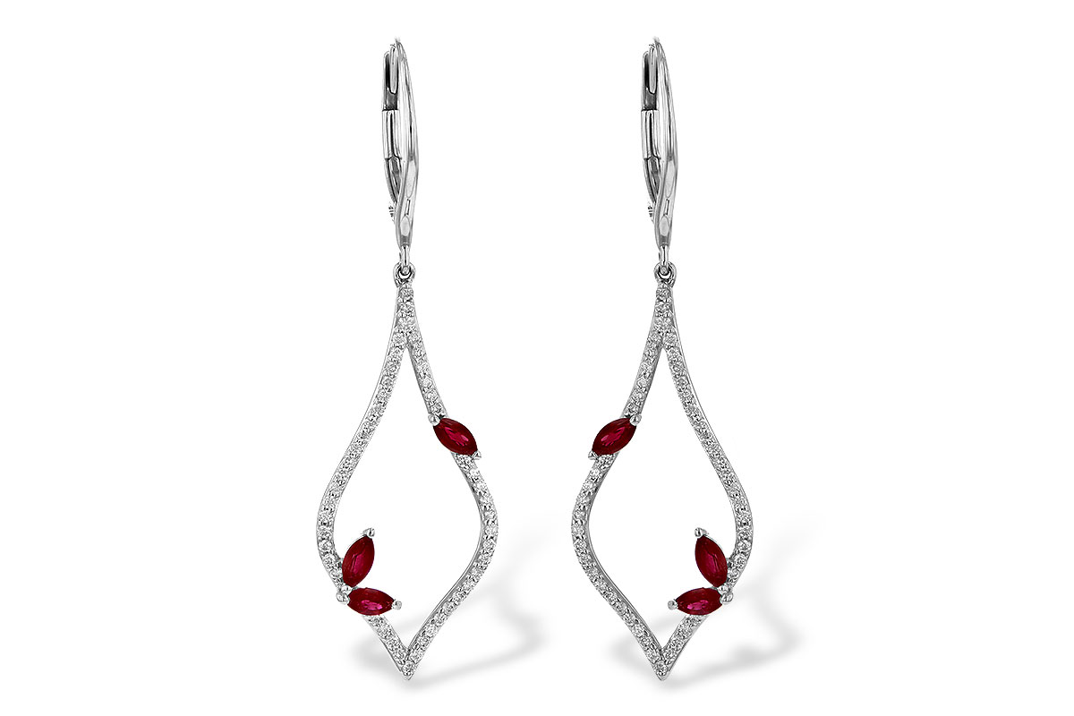 L190-45959: EARR .60 RUBY .95 TGW