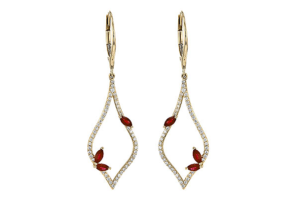 L190-45959: EARR .60 RUBY .95 TGW