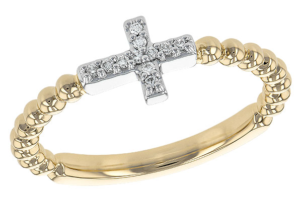 L190-47750: LDS DIA RG .05 TW (H189-61395 YG RING & WG SETTING)