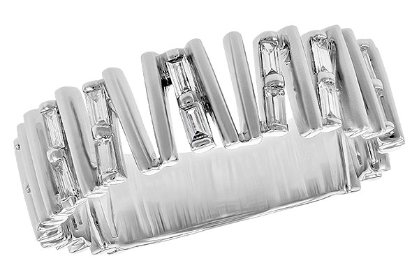 L190-50468: LDS DIA WED RG .24 TW BAGUETTES