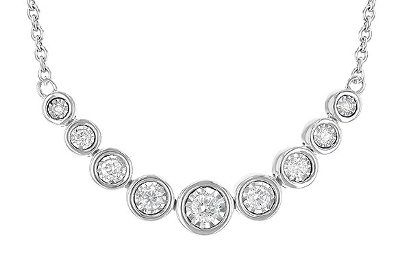 L190-50477: NECKLACE .25 TW (18")