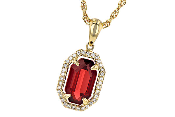 L190-51422: NECK 1.66 GARNET 1.75 TGW