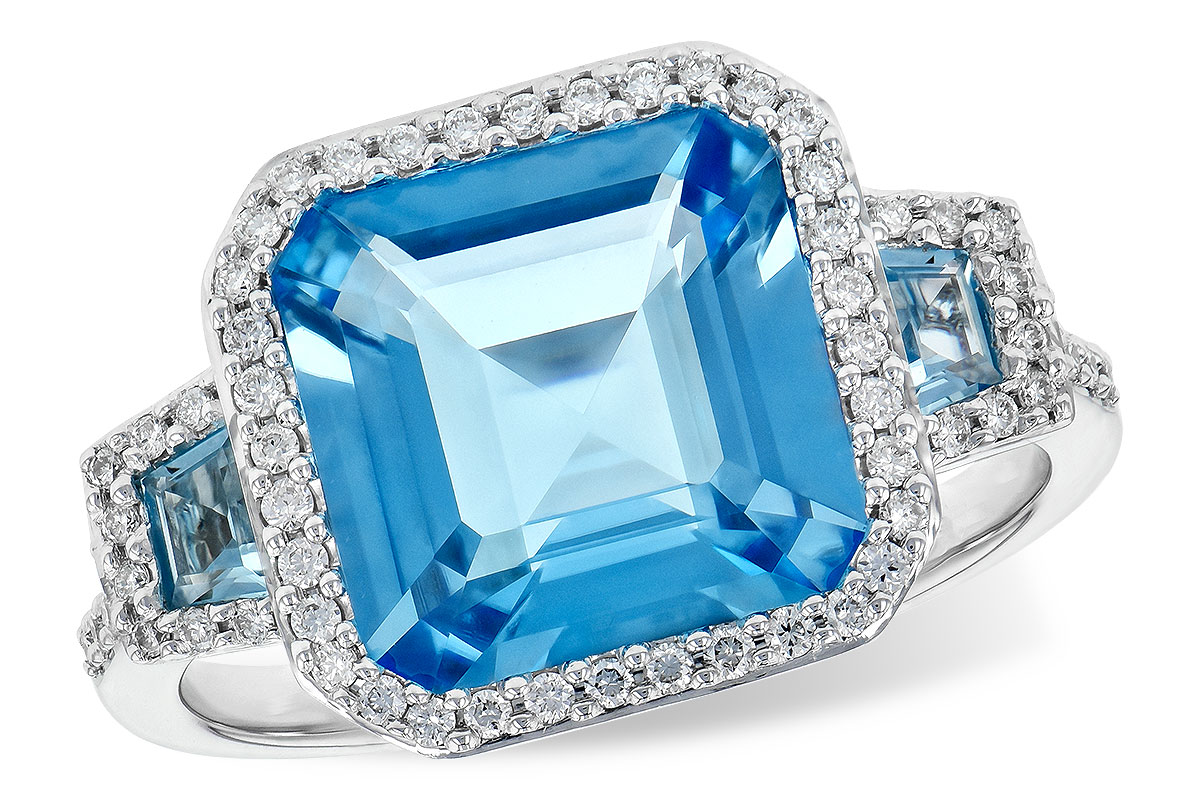 L190-53231: LDS RG 4.40 TW BLUE TOPAZ 4.60 TGW