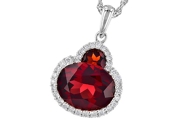 L273-25986: NECK 3.02 TW GARNET 3.16 TGW
