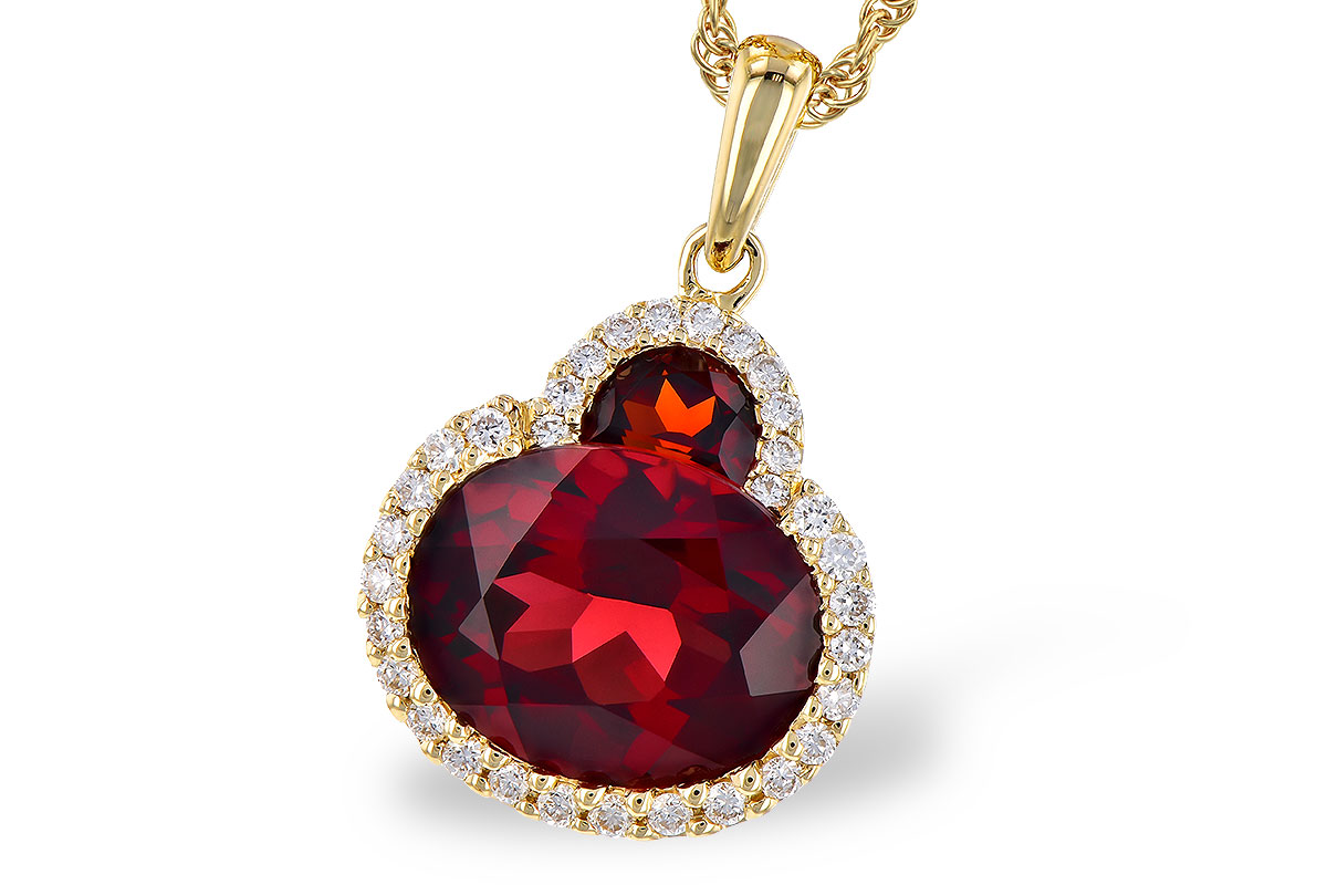 L273-25986: NECK 3.02 TW GARNET 3.16 TGW
