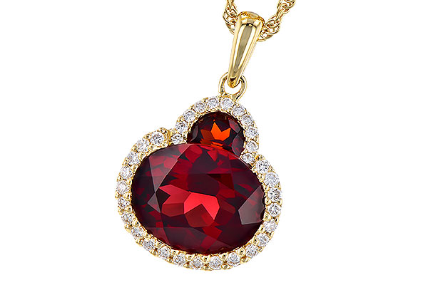 L273-25986: NECK 3.02 TW GARNET 3.16 TGW